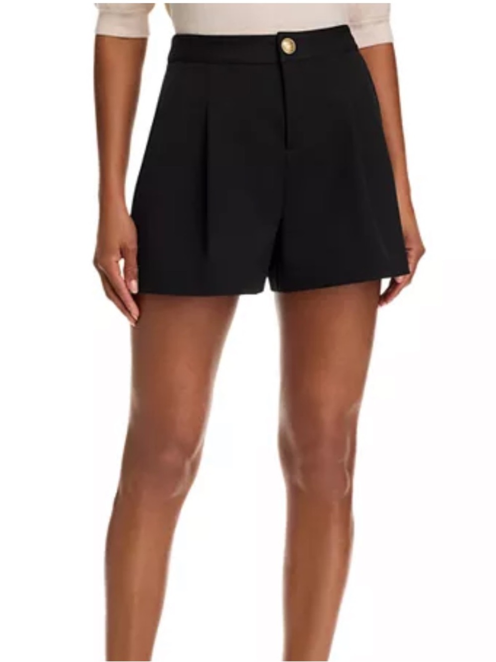 L'AGENCE Safari Black Tailored Shorts